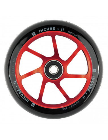 ETHIC Roue INCUBE V2 110mm Rouge [x1]