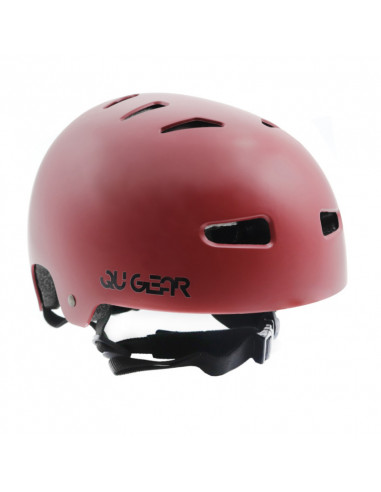 Qu Gear Urban Burgundy Helmet