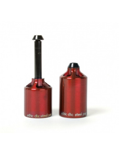 ETHIC KIT PEGS ACIER CHROME ROUGE