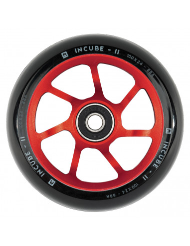 ETHIC Roue Incube V2 100mm Rouge [x1]