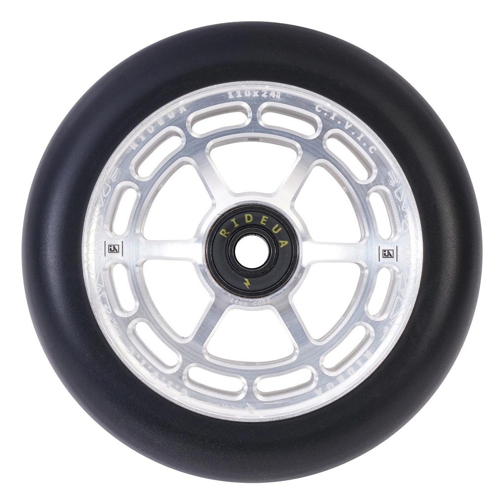 URBANARTT Roue Civic 110x24mm Stone Black [x2]