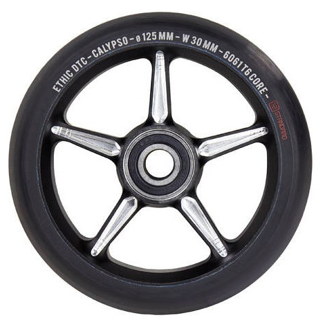 ETHIC Roue CALYPSO 125mm Noir [x1]
