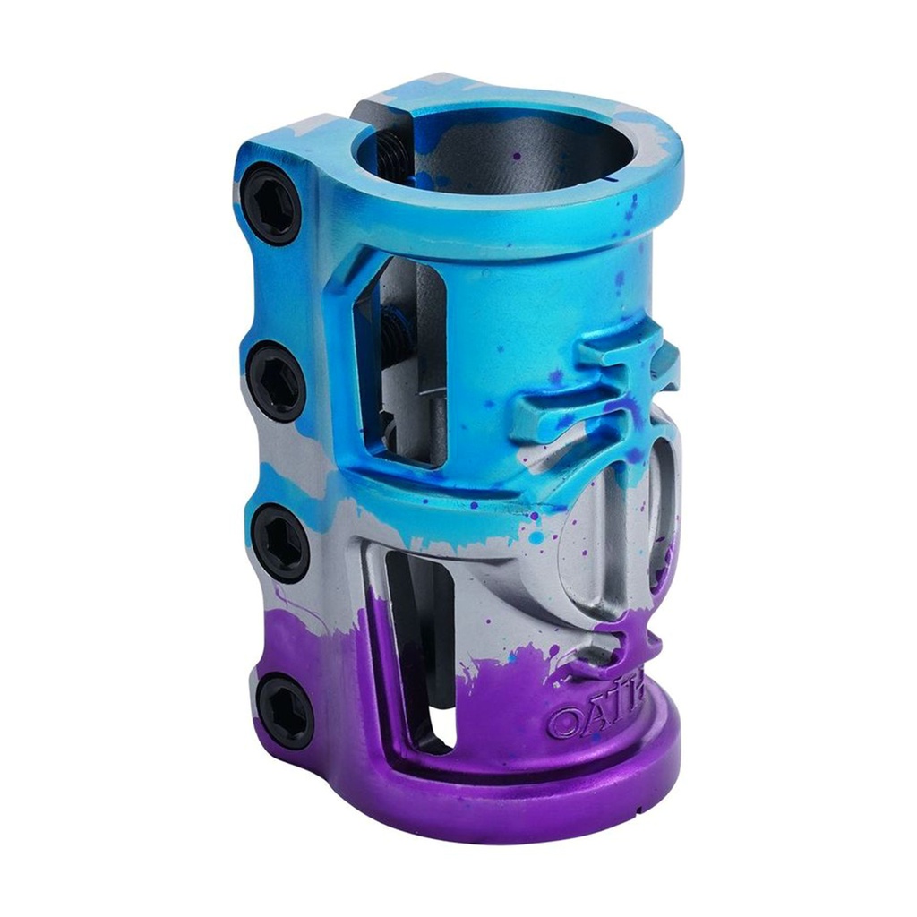 OATH Collier de serrage SCS 4 VIS CAGE V2 Blue Purple Titanium