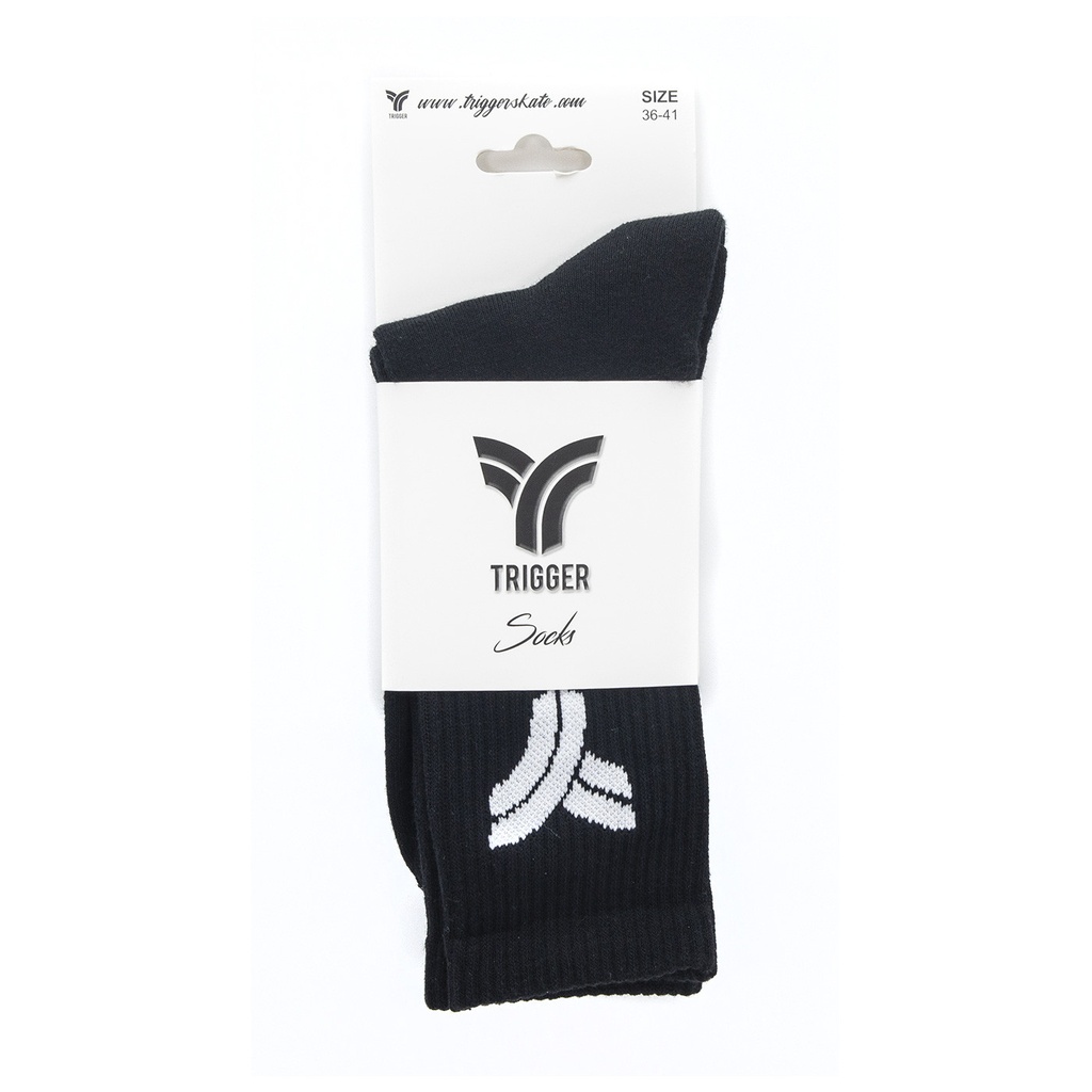 TRIGGER Chaussettes RIDERS Noir