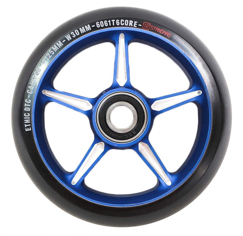 ETHIC Roue CALYPSO 125mm Bleu [x1]