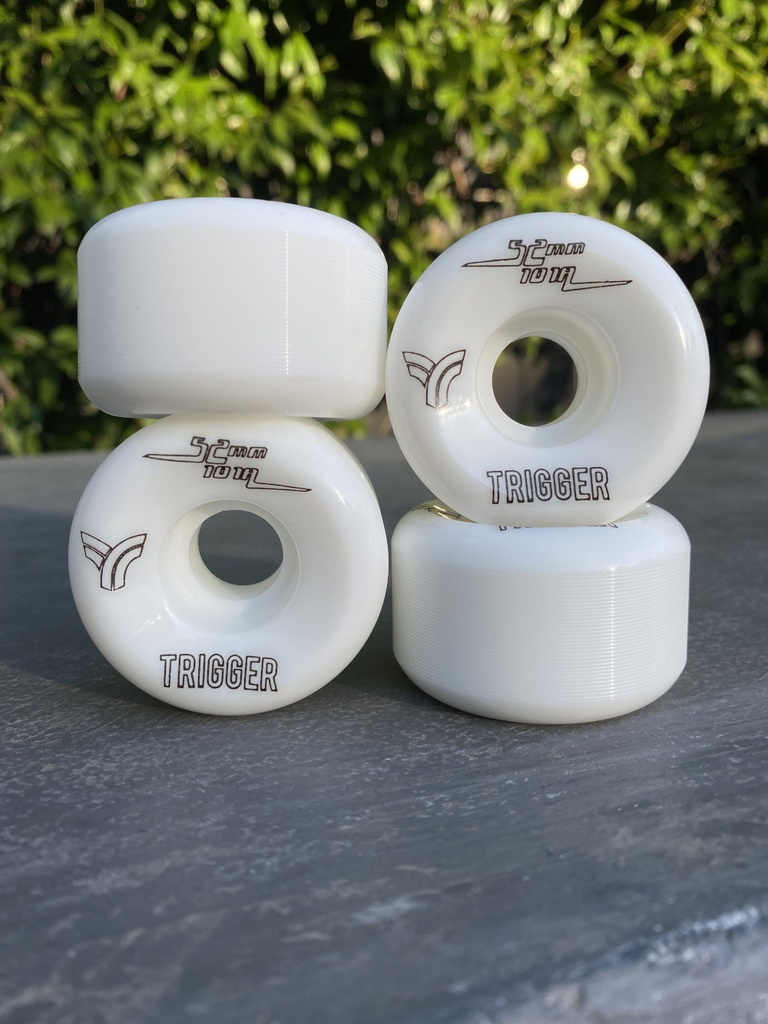 TRIGGER Roues CONICAL 52x31mm 101A Blanc [x4]