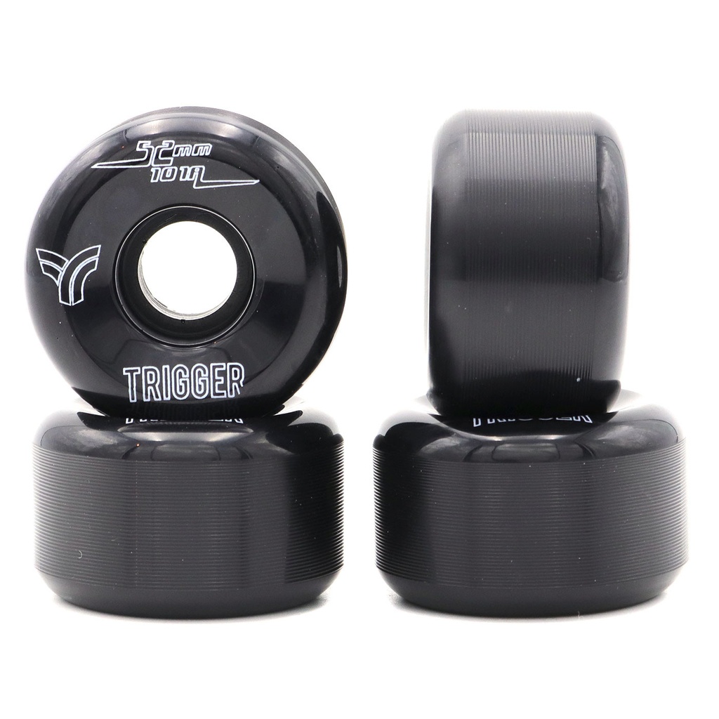 TRIGGER Roues CONICAL 52x31mm 101A Noir [x4]