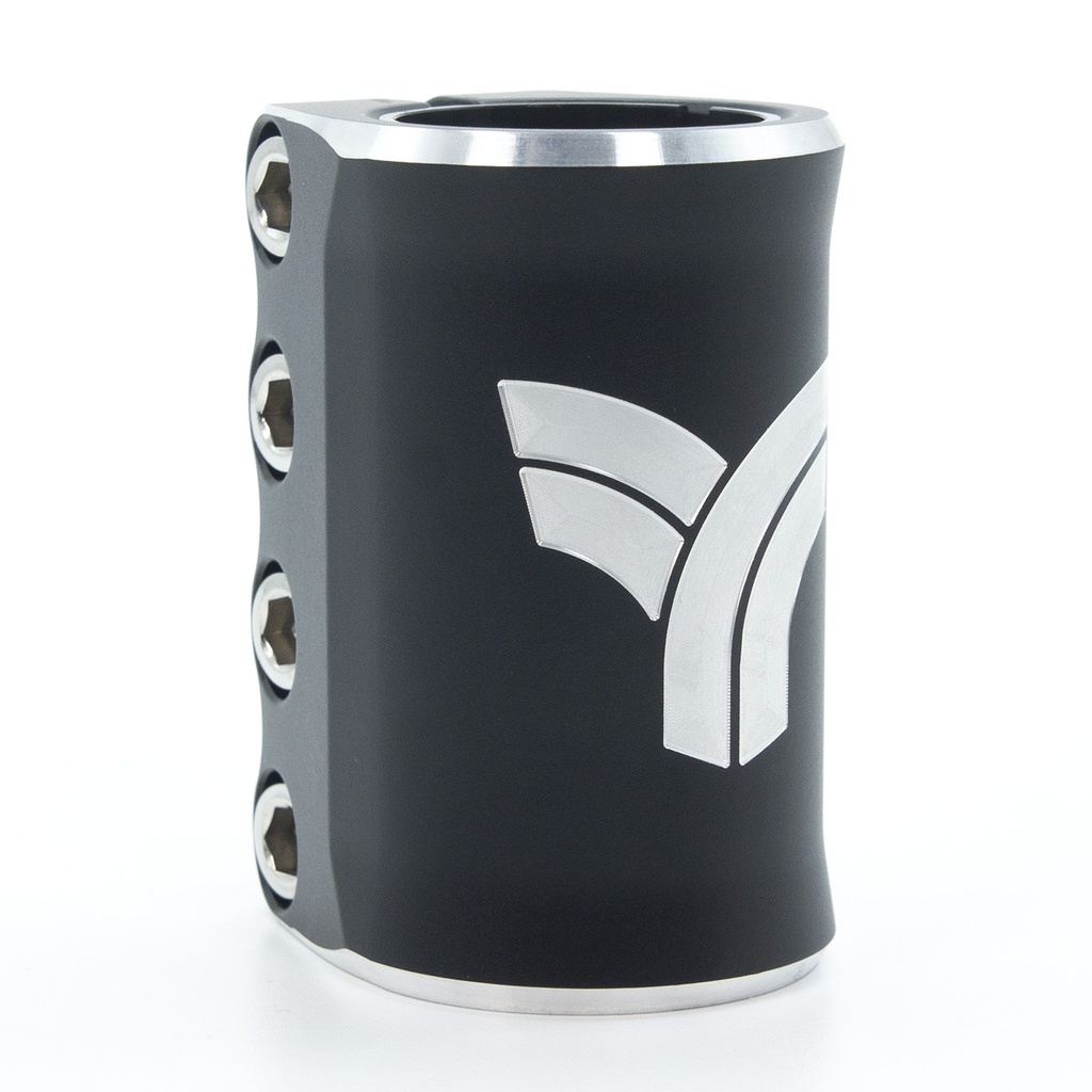 TRIGGER Collier de serrage NEMESTIA 4 VIS SCS Noir et Chrome