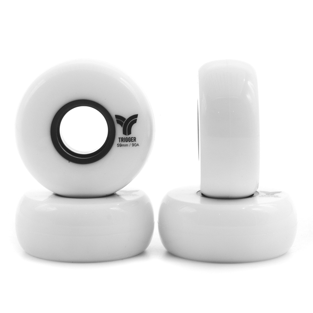 TRIGGER Roue LEVEL 59mm/90A Blanc [x4]