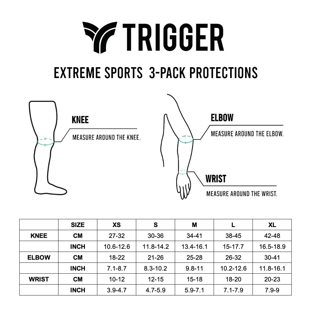 TRIGGER Pack 3 EXTRÊME SPORTS Noir