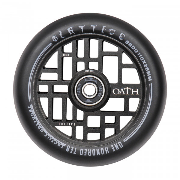 OATH ROUE Lattice 110mm Noir [x2]