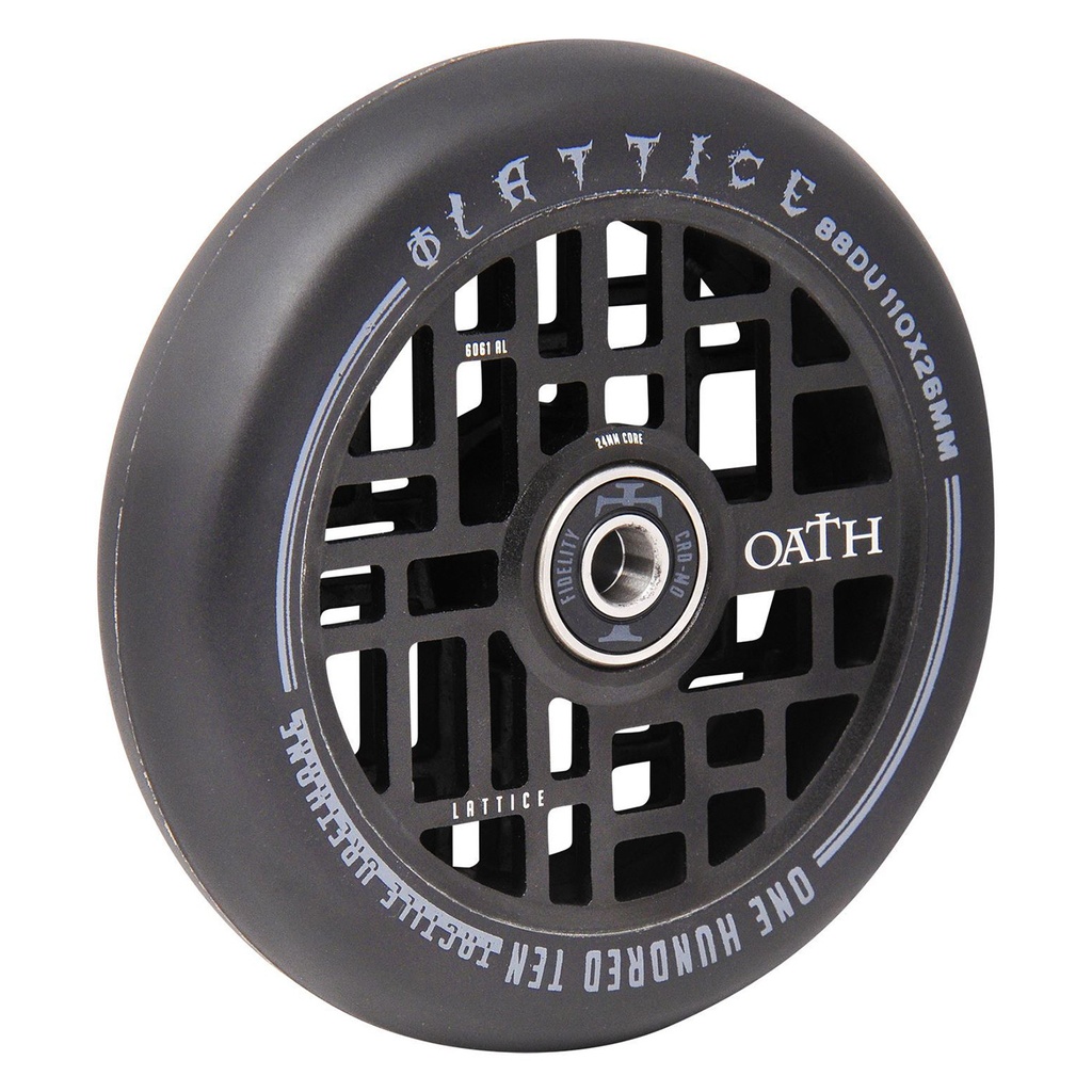 OATH ROUE Lattice 110mm Noir [x2]