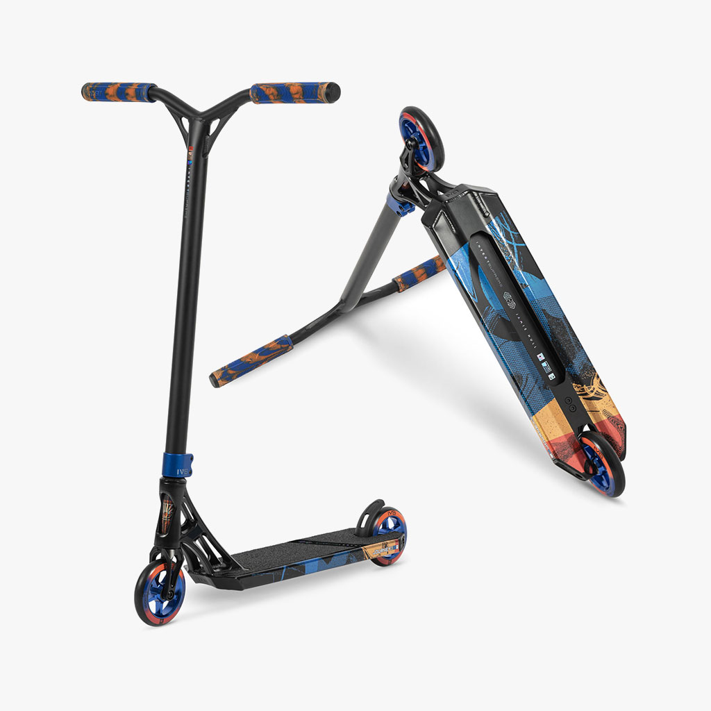 INVERT Trottinette JOURNEY 3 Black Blue Orange
