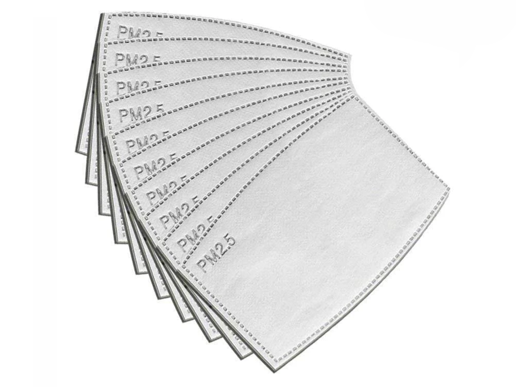 TRIGGER Filtres x10 MASQUE ANTI POLLUTION PM2.5 Gris Blanc