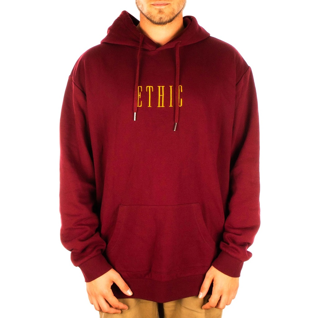 ETHIC Sweat VERTIGO HOODIE Bordeaux