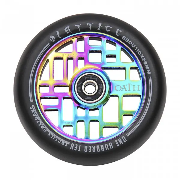 OATH Roue LATTICE 110mm Neochrome [x2]