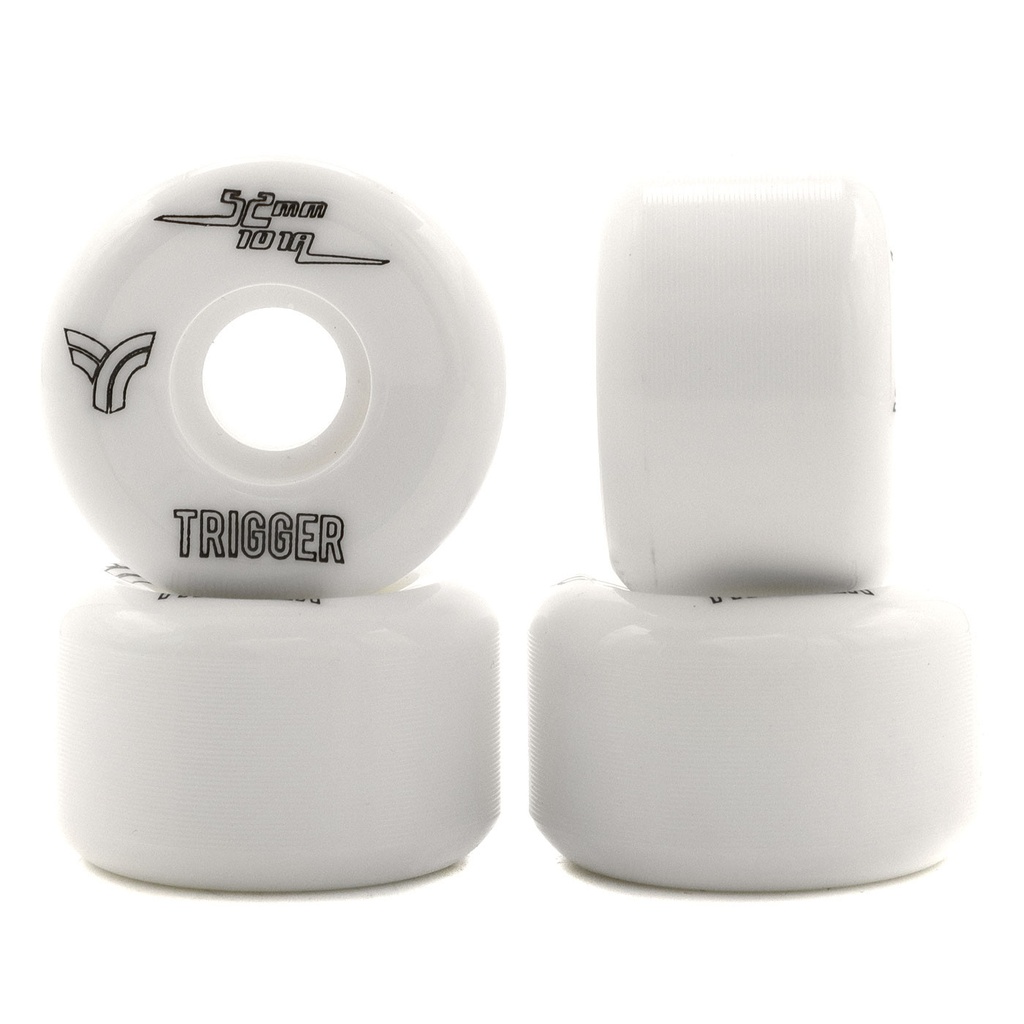TRIGGER Roues CONICAL 52x31mm 101A Blanc [x4]