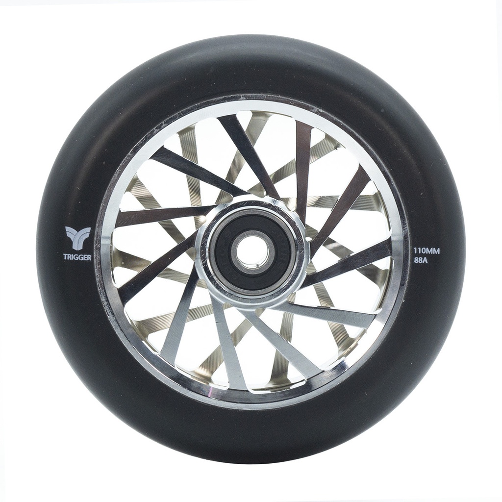 TRIGGER Roue STAR 110mm/88A Chrome Noir [x1]