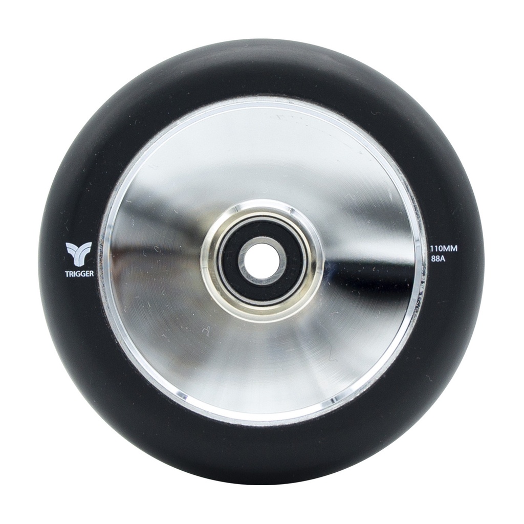 TRIGGER Roue HOLLOW 30mm 120mm/88A Chrome Noir [x1]