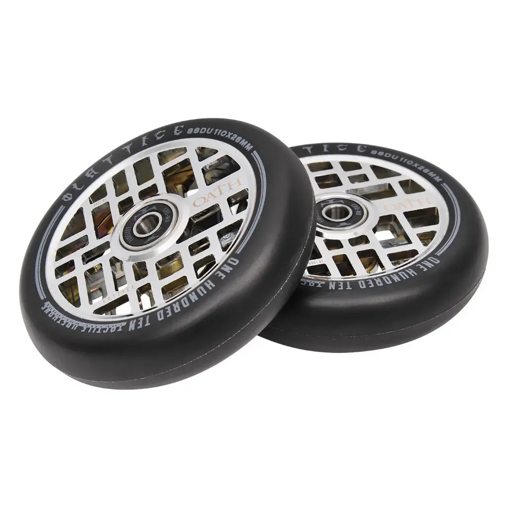 OATH Roue LATTICE 110mm Chrome [x2]