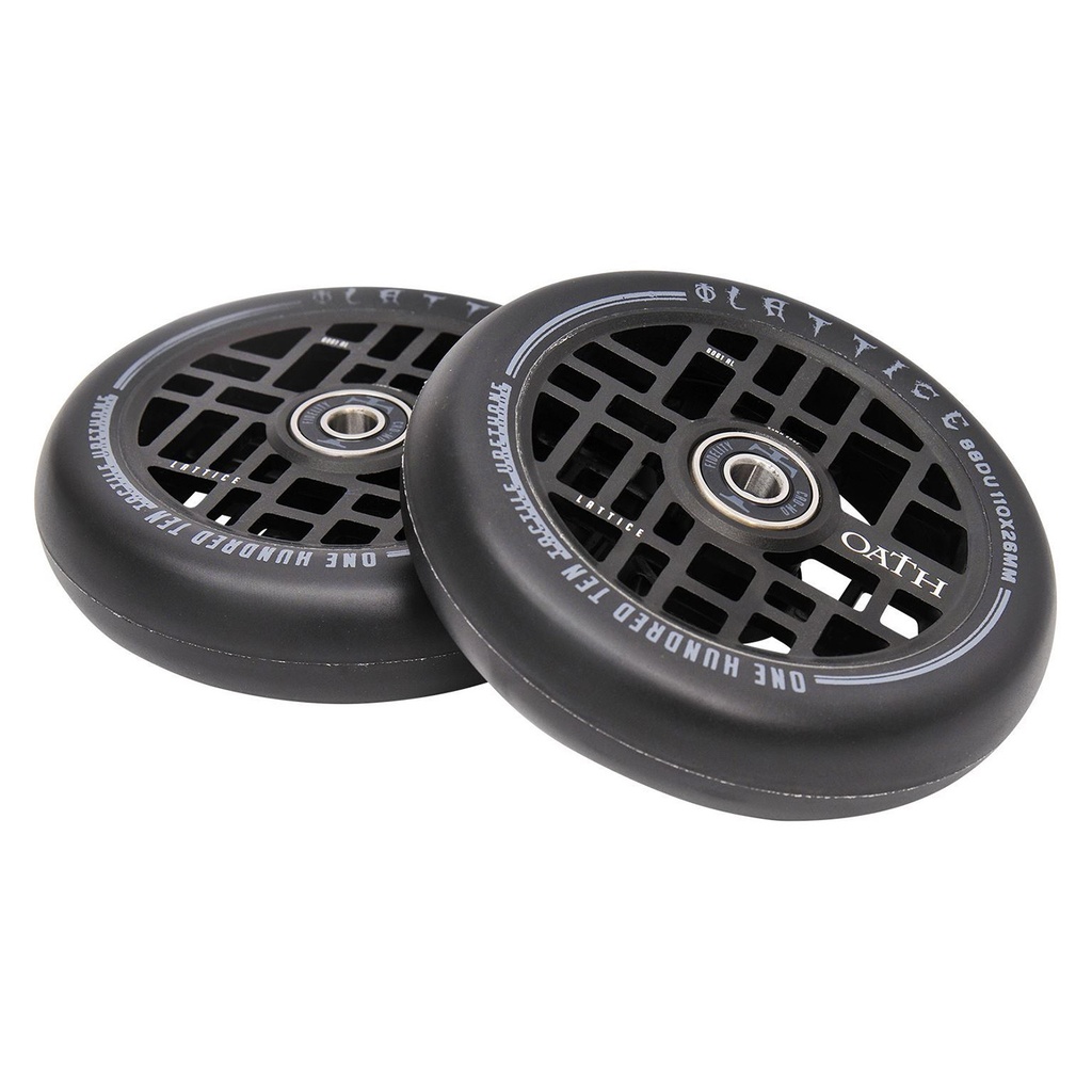 OATH ROUE Lattice 110mm Noir [x2]
