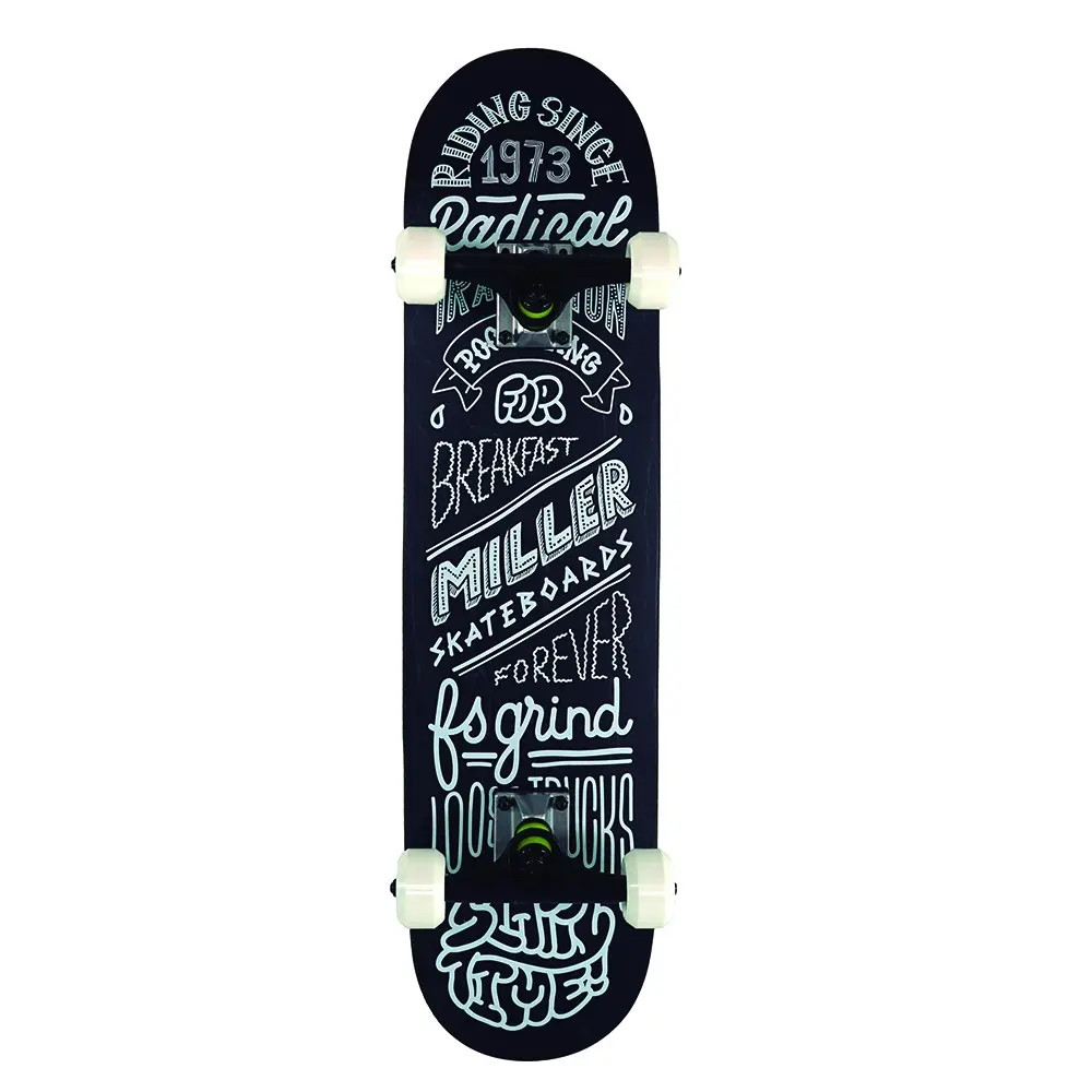MILLER DIVISON SKATEBOARD complet CHALKBOARD 7.5 x 30.5