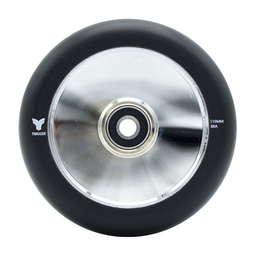 [08020[110  CHR-N     ]] TRIGGER Roue HOLLOW 110mm/88A Chrome [x1]
