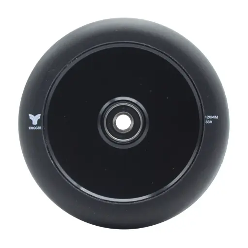 [08021[120  NOIR      ]] TRIGGER Roue HOLLOW 120mm/88A Noir [x1]