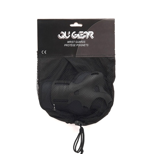 [11090[  NOIR    ]] QU GEAR Protèges poignet SPK311 Noir