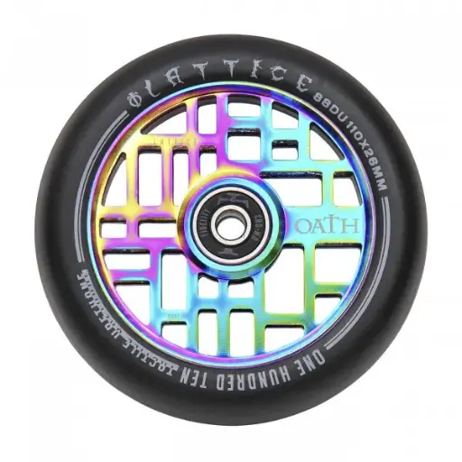 [NMD-44025-Neo-Chrome] OATH Roue LATTICE 110mm Neochrome [x2]