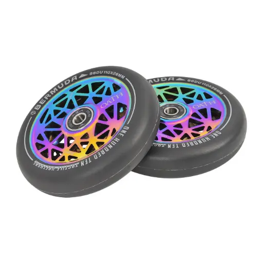 [11449[     NEOCH     ]] OATH Roue BERMUDA Neochrome [x2]