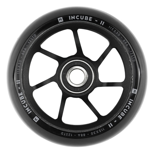 [06296[     NOIR      ]] ETHIC Roue INCUBE V2 12STD 115mm Noir