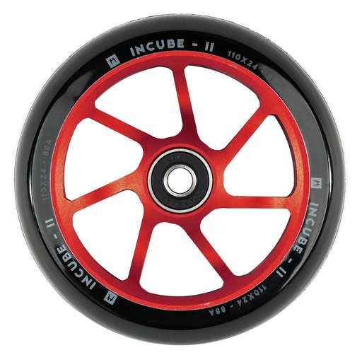 [06438[110  ROUGE     ]] ETHIC Roue INCUBE V2 110mm Rouge [x1]