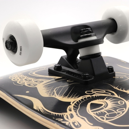 [11928[8.5  OCTOP     ]] TRIGGER Skateboard complet OCTOPUS 8.5 Bois Noir