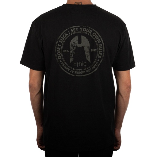 [11221[     NOIR      ]] ETHIC T-shirt CASUAL SUSPECT Noir