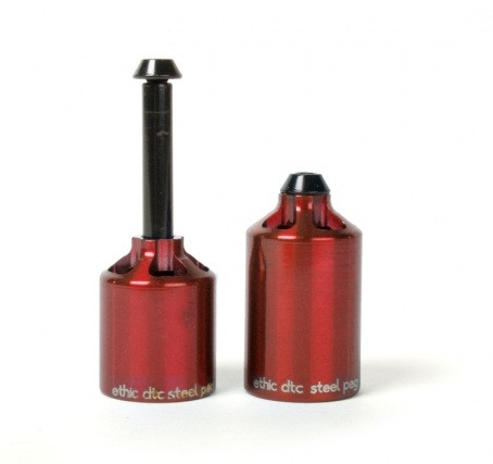 [01745[     CHR-R     ]] ETHIC KIT PEGS ACIER CHROME ROUGE