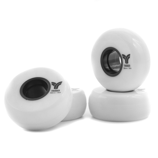 [12450[59.  BLANC     ]] TRIGGER Roue LEVEL 59mm/90A Blanc [x4]