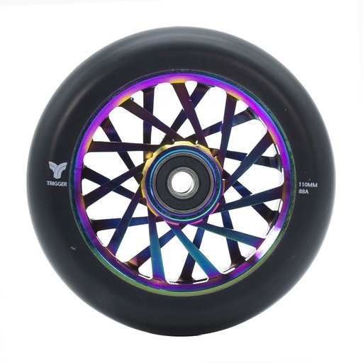 [12421[110  NC-N      ]] TRIGGER Roue STAR 110mm/88A Neochrome Noir [x1]