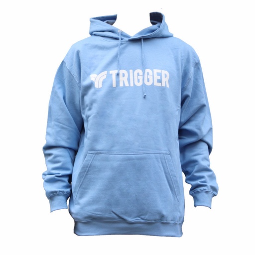 [10072-TURQ] TRIGGER Sweat à capuche COLLEGE Turquoise
