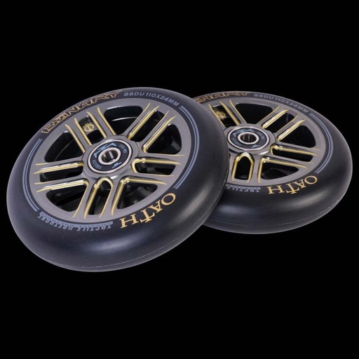 [12036[110  TITGO     ]] OATH Roue Binary 110x24mm Titanium Gold [x2]