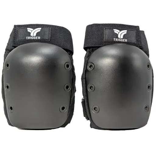 [13540[ NOIR   ]] TRIGGER Genouillères EXTRÊME SPORTS Noir