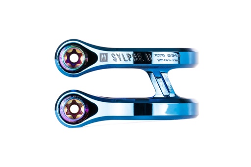 [13903[     BL_CH     ]] ETHIC Collier SYLPHE V2 34.9 Bleu Chrome