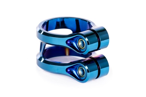 [13902[     BL_CH     ]] ETHIC Collier SYLPHE V2 31.8 Bleu Chrome