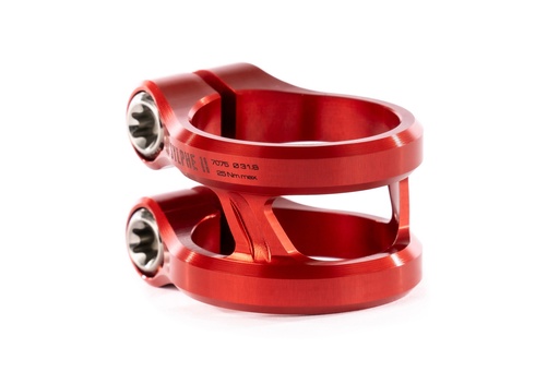 [13902[     ROUGE     ]] ETHIC Collier SYLPHE V2 31.8 Rouge