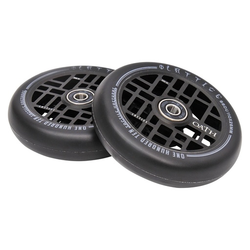 [NMD-44025-Noir] OATH ROUE Lattice 110mm Noir [x2]