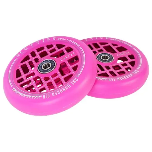 [NMD-44025-Pink] OATH Roue LATTICE V2 110mm Pink [x2]