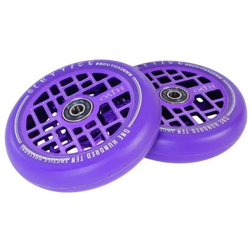 [NMD-44025-Purple] OATH Roue LATTICE V2 110mm Purple [x2]