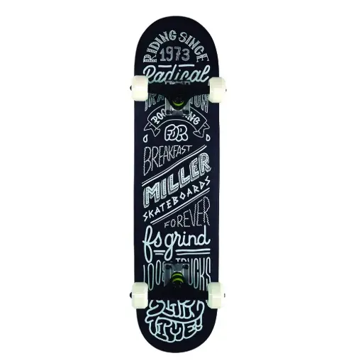[NMD-46472] MILLER DIVISON SKATEBOARD complet CHALKBOARD 7.5 x 30.5